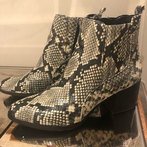 Sam Edelman Circus snakeskin bootie